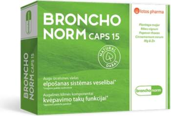 BronchoNorm Caps, 15 kapsulas