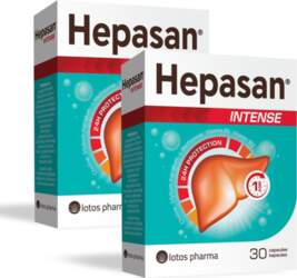 2x Hepasan INTENSE, 30 kapsulas