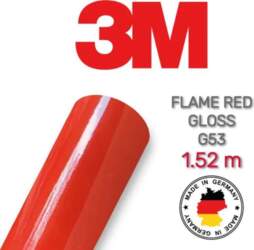 3M 2080 G53 Flame Red Gloss