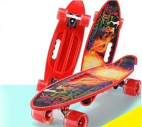 Fire Penny Board (06149)