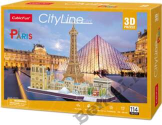 Cubic fun 3D puzle Parīze