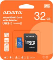 ADATA 32GB, microSDHC, Class 10 memory