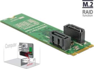 DeLOCK 62961 interface cards/adapter Internal SATA