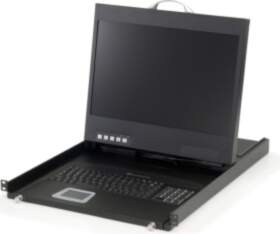 LevelOne 19" Widescreen LCD KVM Rack