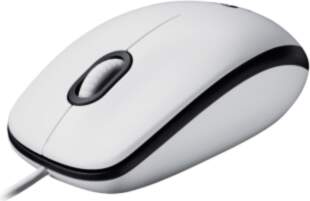 LOGITECH Logitech Mouse M100 (910-006764), White