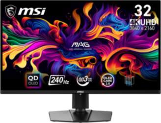 MSI MAG 321UPX QD-OLED computer monitor
