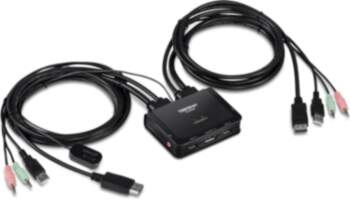 Trendnet TK-220DPI KVM switch Black