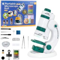 LEANToys Portable Educational Microscope for Kids