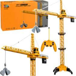 LEANToys Remote Control Construction Crane RC