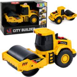 LEANToys Road Roller Construction Vehicle Rotating