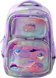 School Backpack Chest Strap Pastel Colored