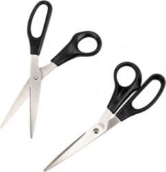 TAURUS Black Office Scissors 21 cm