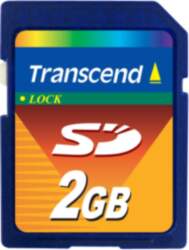 Transcend SD Card Secure Digital 2GB