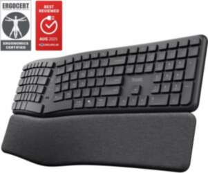 Trust Keyra Ergonomic multidevice wireless keyboard