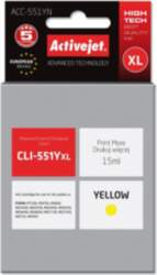 Activejet ink for Canon CLI-551Y