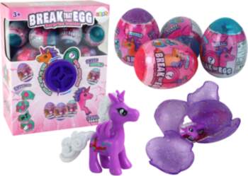 LEANToys Cracking Glitter Egg Unicorn Draw