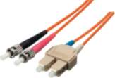 Equip ST/SC Fiber Optic Patch Cable