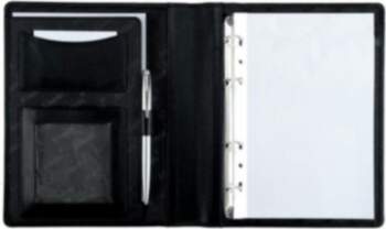 Jüscha 30007 folder A5 Leather Black