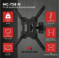 Maclean TV or Monitor Mount /