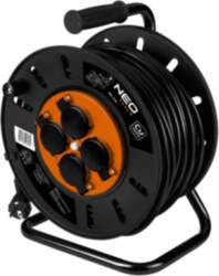 NEO TOOLS Cable Drum 50m, 3x2