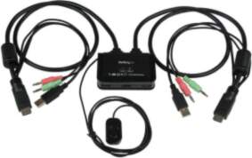 StarTech.com 2 Port USB HDMI