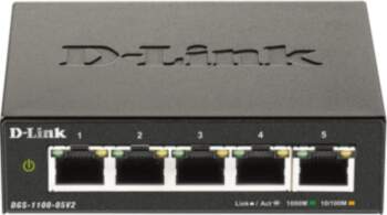 Switch D-Link DGS-1100-05V2/E 5*GE retail DGS-1100-05V2/E