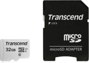 Transcend microSDHC 300S 32GB memory card