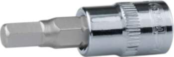 1/4" CHROME Bit socket hexagon, 2mm