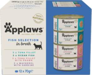 APPLAWS Fish selection multipack in broth