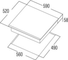CATA Hob | IB 6324E2 BK