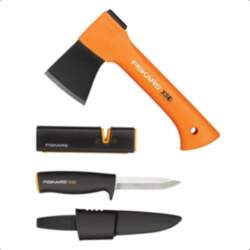 Fiskars CAMPING SET: X5 AXE +
