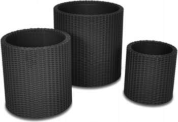KETER SET OF 3 PLANTERS S+M+L