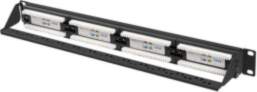 Lanberg PPUA-1024-B patch panel 1U