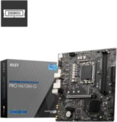 MSI PRO H610M-G                      (H610,S1700,mATX