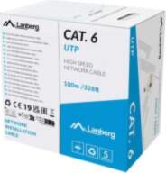 Network cable Lanberg Grey 100 m
