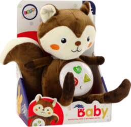 Plush Squirrel Interactive Educational Sleeper Cuddly