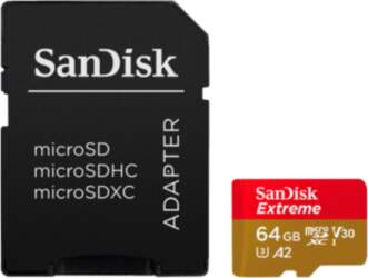 SANDISK Extreme microSDXC 64GB + SD