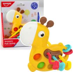Sensory Toy Giraffe For Pulling Strings