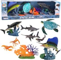 Set of Figures Sea Animals Movable