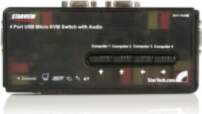StarTech.com 4 Port Black USB