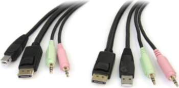 StarTech.com 6ft 4-in-1 USB DisplayPort