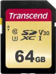 Transcend 64GB, UHS-I, SD memory card