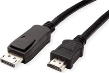 Value DisplayPort Cable, DP - HDTV