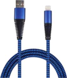 2GO USB Lade-/Datenkabel Lightning 1m Nylon