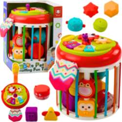 Cylinder Sensory Cube Interactive Sorter Lights