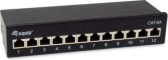 Equip Patchpanel 12xRJ45 Cat6a Desktop        500MHz