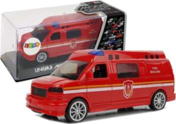 LEANToys Fire Department Auto with Drawstring