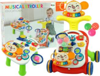Interactive Baby Walker 2-in-1 Table Red