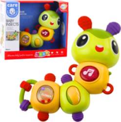 Interactive Sensory Caterpillar Musical Rattle Teether