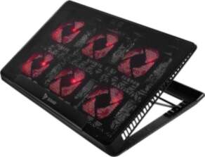 Laptop cooling pad, 6 backlit fans